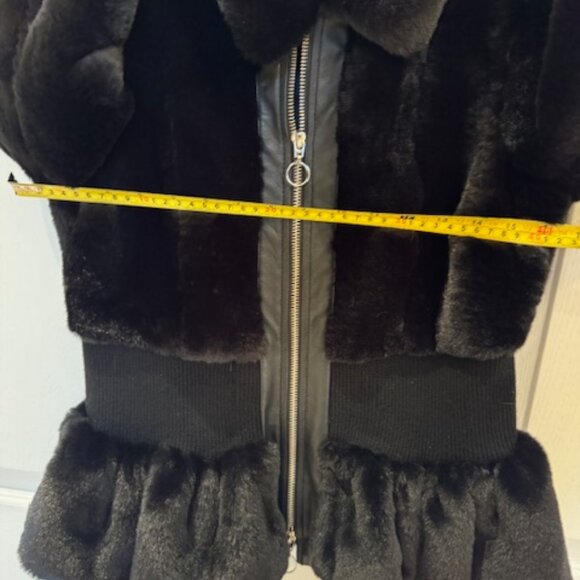 Rebecca Taylor Faux Fur Peplum Jacket - Picture 12 of 12